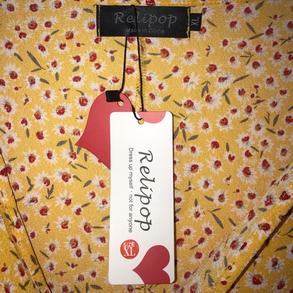 Relipop Short Sleeve Summer Short Length Dress - Picture 4 of 7